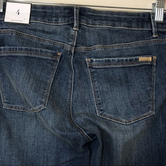 White House Black Market Slim Crop Jeans. Size 4. - Picture 5 of 7